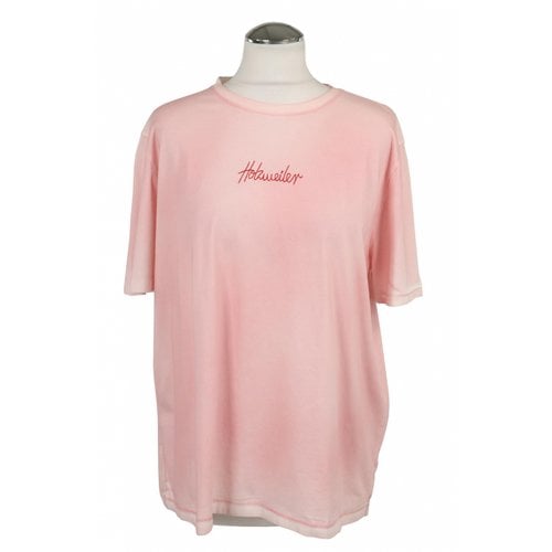 Pre-owned Holzweiler T-shirt In Pink