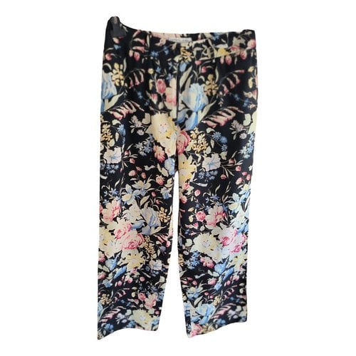Pre-owned Alberto Biani Large Pants In Multicolour