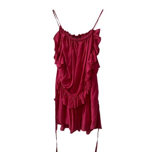 Pre-owned Isabel Marant Silk Camisole In Red