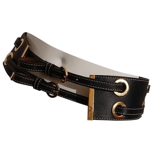 Pre-owned Les Copains Leather Belt In Brown