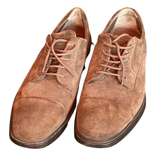 Pre-owned Tod's Lace Ups In Brown