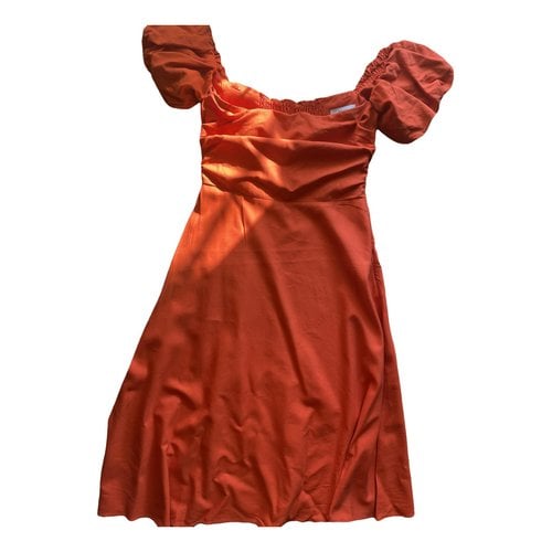 Pre-owned Reiss Maxi Dress In Orange