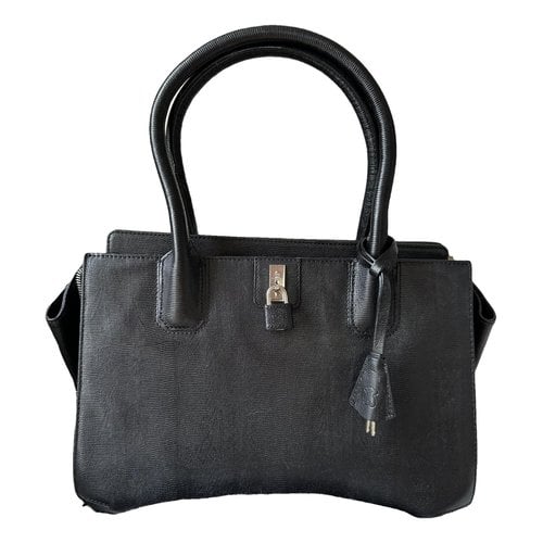 Pre-owned Tous Leather Handbag In Black