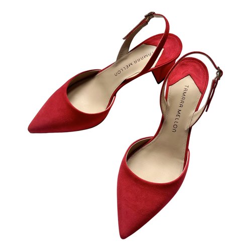 Pre-owned Tamara Mellon Heels In Red