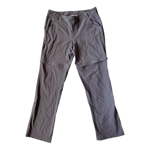 Pre-owned The North Face Straight Pants In Grey
