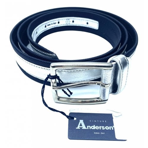 Pre-owned Anderson's Belt In Blue
