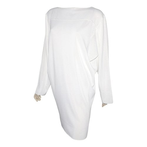 Pre-owned Alaïa Mini Dress In White
