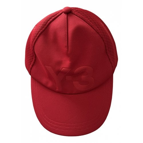 Pre-owned Y-3 By Yohji Yamamoto Cloth Cap In Red
