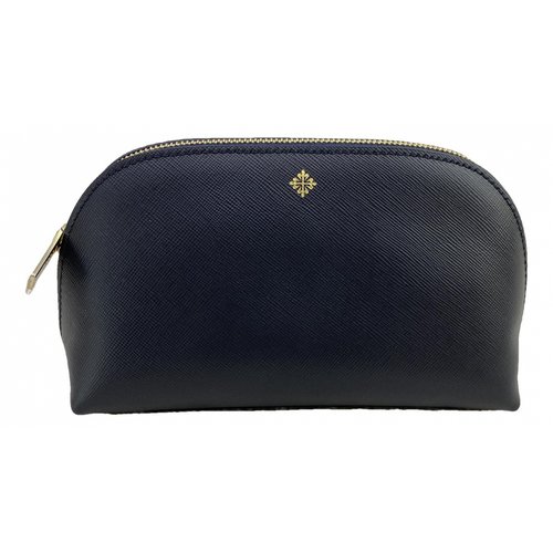 Pre-owned Patek Philippe Leather Bag In Navy
