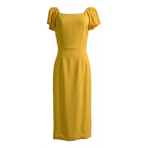 Pre-owned Dolce & Gabbana Dress In Yellow