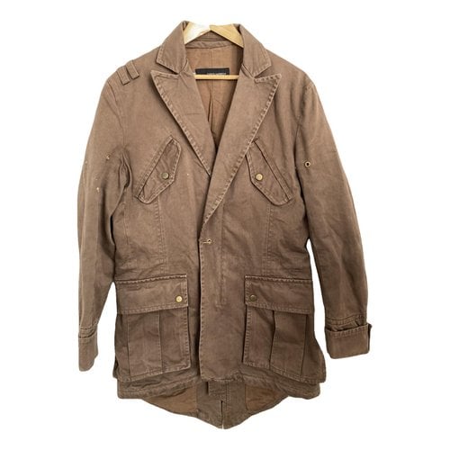 Pre-owned Dsquared2 Peacoat In Brown