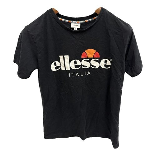 Pre-owned Ellesse T-shirt In Black