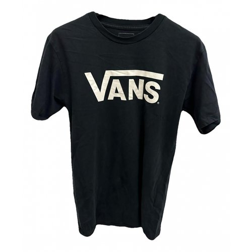 Pre-owned Vans T-shirt In Black