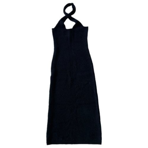 Pre-owned Musier Maxi Dress In Black