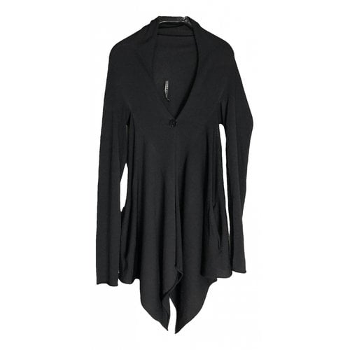 Pre-owned Liviana Conti Cardi Coat In Black