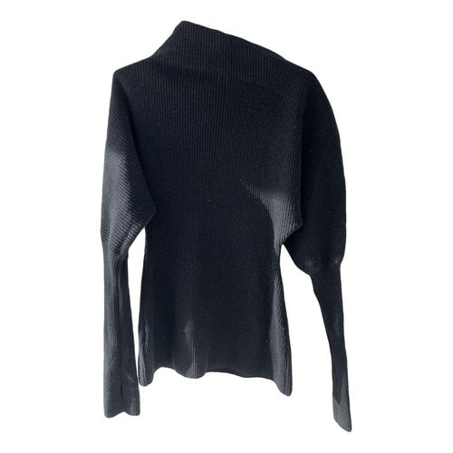 Pre-owned Low Classic Wool Jumper In Black