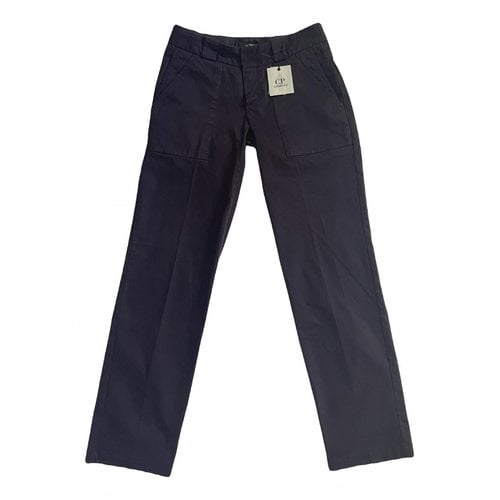 Pre-owned C.p. Company Straight Pants In Burgundy