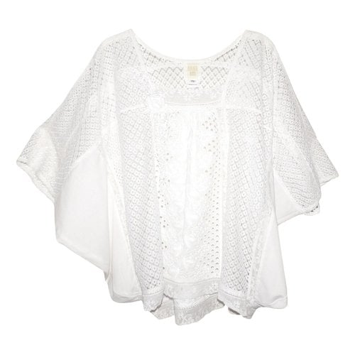 Pre-owned Anna Sui Tunic In White