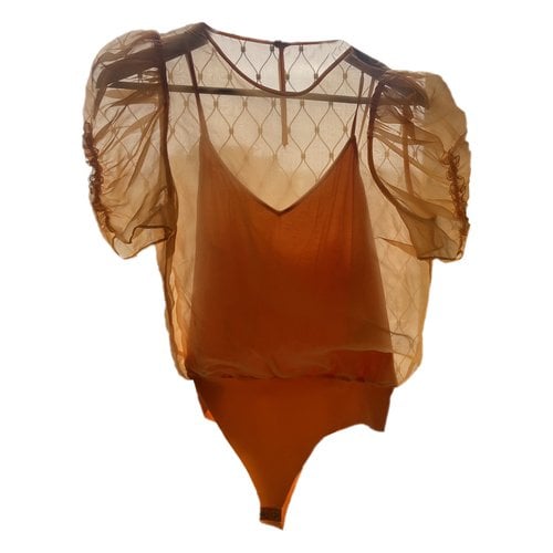 Pre-owned Cami Nyc Silk Blouse In Orange