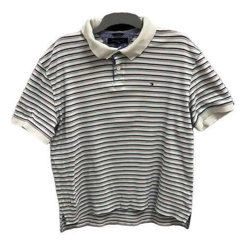 Pre-owned Tommy Hilfiger Polo Shirt In White