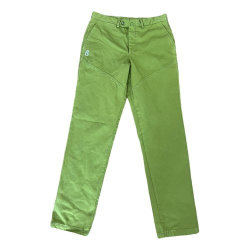 Pre-owned Tagliatore Trousers In Green