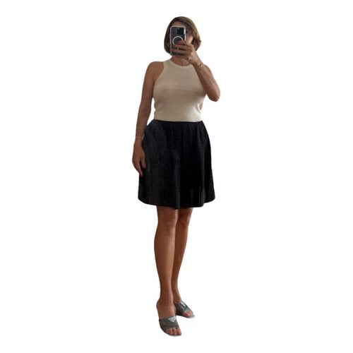 Pre-owned Chloé Silk Mini Skirt In Black