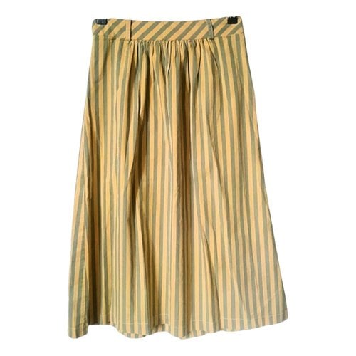 Pre-owned Patrizia Pepe Mid-length Skirt In Yellow