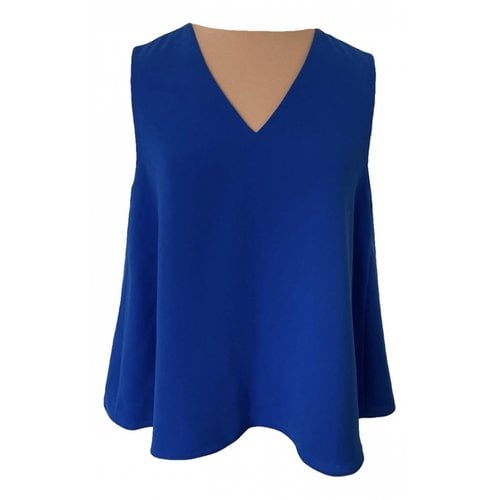 Pre-owned Alexander Mcqueen Blouse In Blue