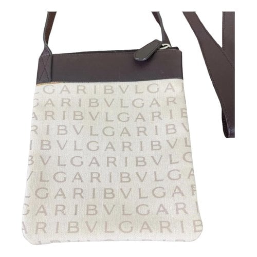 Pre-owned Bvlgari Cloth Tote In Beige