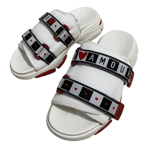 Pre-owned Dior D-wander Cloth Sandal In Multicolour