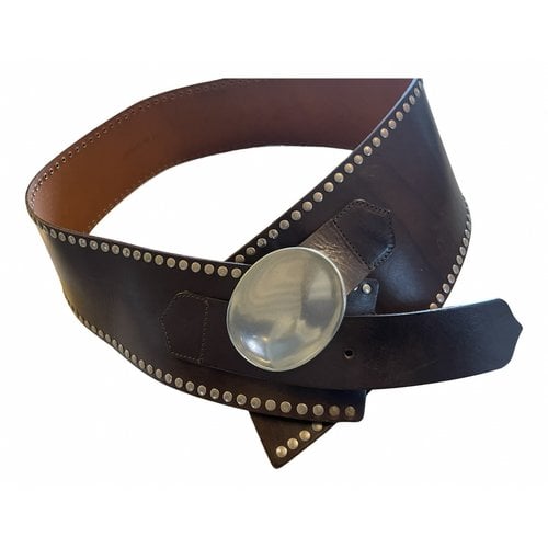 Pre-owned Orciani Leather Belt In Brown