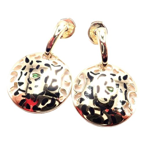 Pre-owned Cartier Yellow Gold Earrings In Multicolour