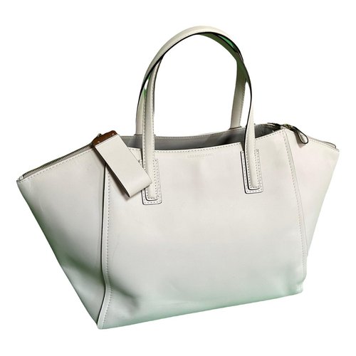 Pre-owned Gerard Darel Leather Handbag In White