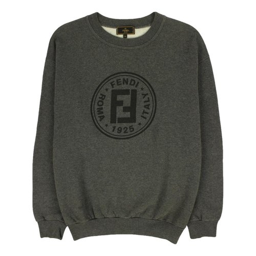 Pre-owned Fendi Sweatshirt In Grey
