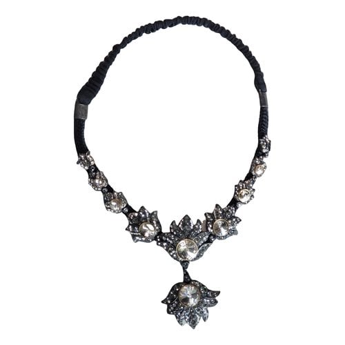 Pre-owned Lanvin Crystal Necklace In Other