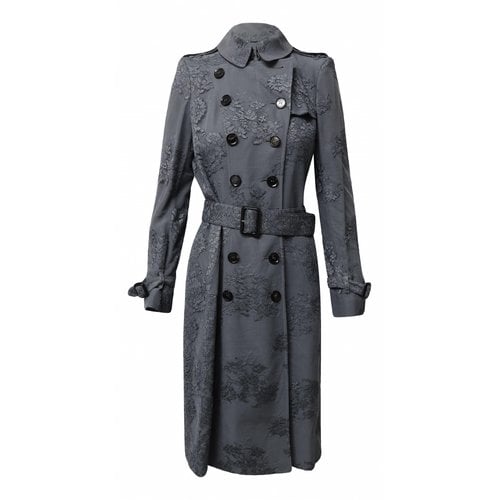 Pre-owned Burberry Coat In Grey