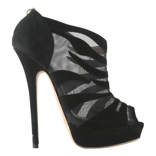 Pre-owned Jimmy Choo Ankle Boots In Black