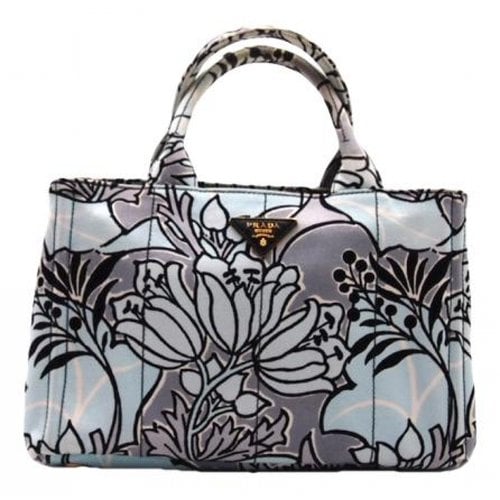 Pre-owned Prada Galleria Cloth Handbag In Multicolour