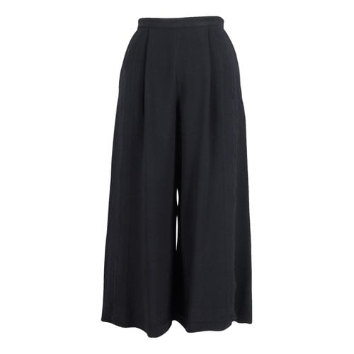 Pre-owned Proenza Schouler Straight Pants In Black
