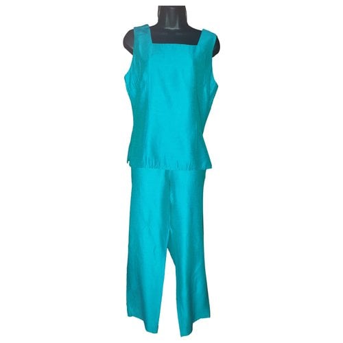 Pre-owned Weill Top In Turquoise