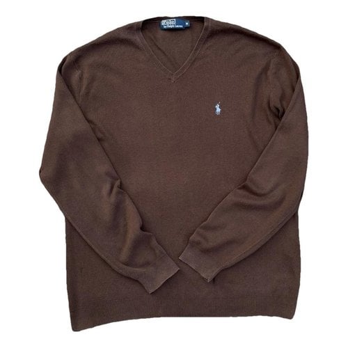 Pre-owned Polo Ralph Lauren Pull In Brown