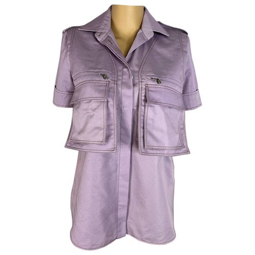 Pre-owned Max Mara Blouse In Purple