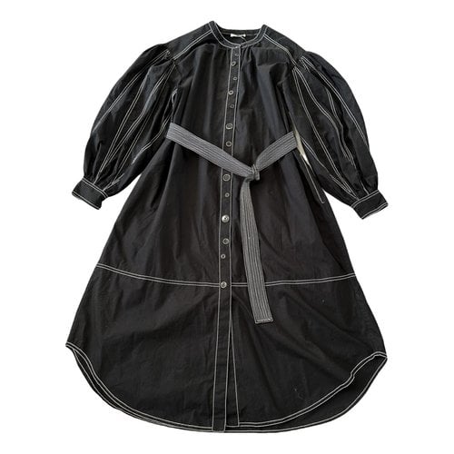 Pre-owned Ulla Johnson Mid-length Dress In Black