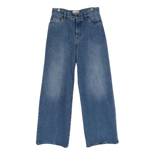 Pre-owned The Row Large Pants In Blue