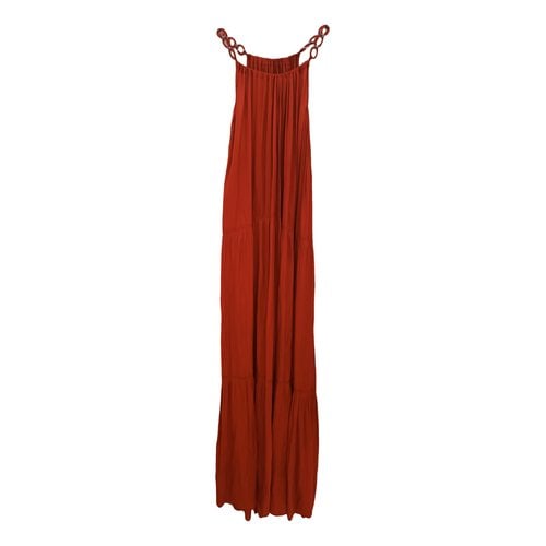 Pre-owned Barbara Bui Maxi Dress In Red