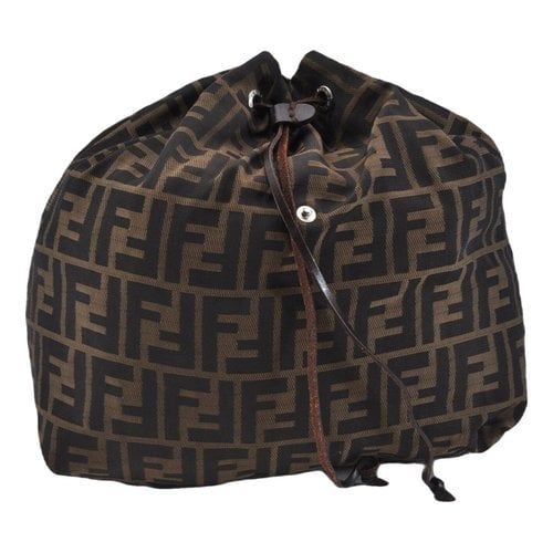 Pre-owned Fendi Backpack In Brown