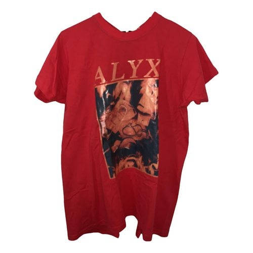 Pre-owned Alyx T-shirt In Red
