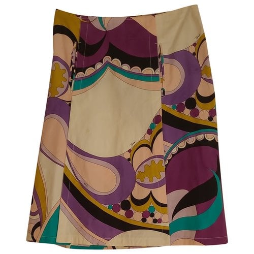 Pre-owned Emilio Pucci Mid-length Skirt In Purple