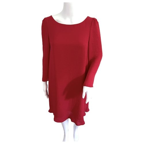 Pre-owned Claudie Pierlot Mini Dress In Red