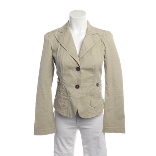 Pre-owned Marc Cain Coat In White